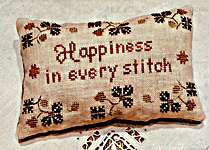Click for more details of Happiness In Every Stitch (cross stitch) by MTV Cross Stitch Designs