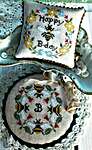 Click/tap for more details of Happy B-Day (cross stitch) by Lila's Studio