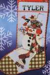 Click/tap for more details of Happy Friends Holiday Stocking (cross stitch) by Stoney Creek