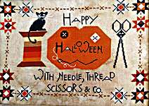 Click/tap for more details of Happy Halloween (cross stitch) by Cuore e Batticuore