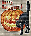 Click/tap for more details of Happy Halloween (cross stitch) by Les Petites Croix de Lucie
