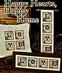 Click/tap for more details of Happy Hearts, Happy Home (cross stitch) by Stoney Creek