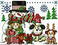 Click/tap for more details of Happy Howlidays (cross stitch) by Imaginating