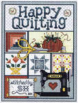 Click for more details of Happy Quilting (cross stitch) by Sue Hillis Designs