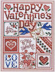 Click for more details of Happy Valentine's Day (cross stitch) by Sue Hillis Designs