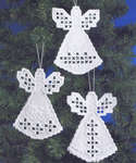 Click for more details of Hardanger Christmas Angels (hardanger) by Permin of Copenhagen