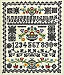 Click for more details of Harewood House Sampler (cross stitch) by Rosewood Manor