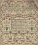 Click for more details of Harriet Charlesworth Sampler 1822 (cross stitch) by The Wishing Thorn