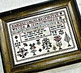 Click/tap for more details of Harriot Passey 1838 (cross stitch) by The Scarlett House