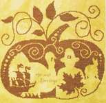 Click/tap for more details of Harvest Blessings (cross stitch) by Stoney Creek