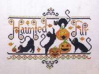 Click/tap for more details of Haunted Fur (cross stitch) by Kit & Bixby