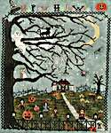 Click for more details of Haunted Hillside Farm (cross stitch) by Praiseworthy Stitches