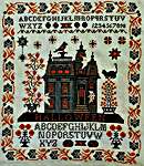 Click for more details of Haunted House Sampler (cross stitch) by Twin Peak Primitives