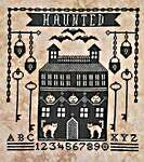 Click/tap for more details of Haunted Manor House (cross stitch) by Artful Offerings