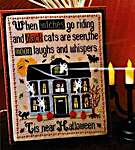 Click/tap for more details of Haunted Mansion (cross stitch) by Pickle Barrel Designs