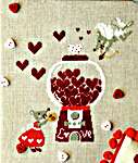 Click/tap for more details of Heart Dispenser (cross stitch) by Madame Chantilly