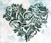 Click for more details of Heart Leaves (cross stitch) by Keslyn's