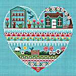 Click for more details of Heart of Spring (cross stitch) by Little Dove Designs