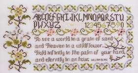 Click/tap for more details of Heaven in a Wildflower (cross stitch) by Rosewood Manor
