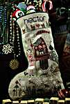 Click/tap for more details of Hector's Stocking (cross stitch) by Shepherd's Bush