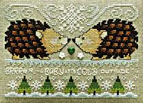 Click for more details of Hedgehogs In The Snow (cross stitch) by Stoney Creek