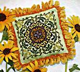 Click/tap for more details of Helianthus (cross stitch) by Ink Circles