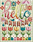 Click for more details of Hello Spring (cross stitch) by Shannon Christine