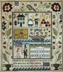 Click/tap for more details of Heritage Sampler (cross stitch) by Plum Street Samplers