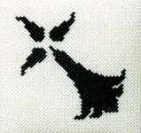 Click/tap for more details of Hermine Gris (cross stitch) by Nimue Fee Main