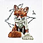 Click/tap for more details of Hey There Foxy Lady (cross stitch) by Thea Gouverneur