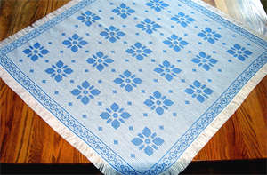 Click for more details of Hibiscus Tablecloth (swedish weaving) by Swedish Weave Designs