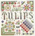 Click for more details of Hidden Tulips (cross stitch) by Rosewood Manor