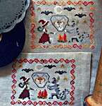 Click/tap for more details of Hilde Goes Camping (cross stitch) by bendystitchy