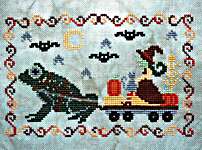 Click/tap for more details of Hilde's Hayride (cross stitch) by bendystitchy