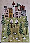 Click for more details of Hilltop Village In Spring (cross stitch) by Thistles
