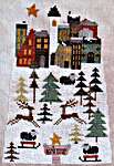 Click for more details of Hilltop Village In Winter (cross stitch) by Thistles