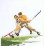 Click for more details of Hockey (cross stitch) by Thea Gouverneur