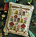 Click/tap for more details of Holiday Card 2022 (cross stitch) by The Blue Flower
