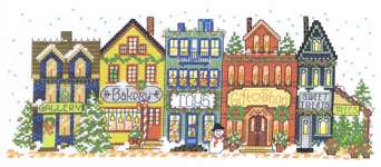 Click for more details of Holiday Main Street (cross stitch) by Imaginating