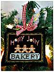 Click/tap for more details of Holly Jolly Christmas - Bakery (cross stitch) by Twin Peak Primitives