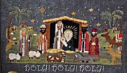 Click/tap for more details of Holy! Holy! Holy! (cross stitch) by Cosford Rise