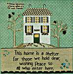 Click for more details of Home is a Shelter (cross stitch) by Mill Hill