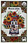 Click/tap for more details of Home is Where the Cat Is (cross stitch) by Merejka