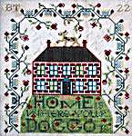 Click/tap for more details of Home Is Where Your Doggo Is (cross stitch) by Heartstring Samplery