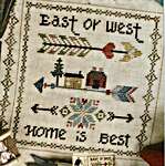 Click for more details of Home Together 5 - East Or West, Home Is Best (cross stitch) by Jeannette Douglas