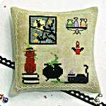 Click/tap for more details of Home Witchy Home (cross stitch) by Cotton Pixels