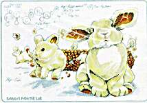 Click/tap for more details of Hop-Corn (cross stitch) by RTO