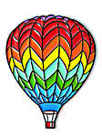 Click for more details of Hot Air Balloon Needle Minder (miscellaneous) by Letistitch