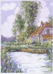 Click for more details of House by a River (cross stitch) by Eva Rosenstand