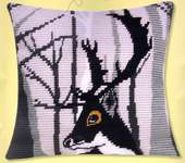 Click/tap for more details of Hugo Cushion Front (tapestry) by Vervaco